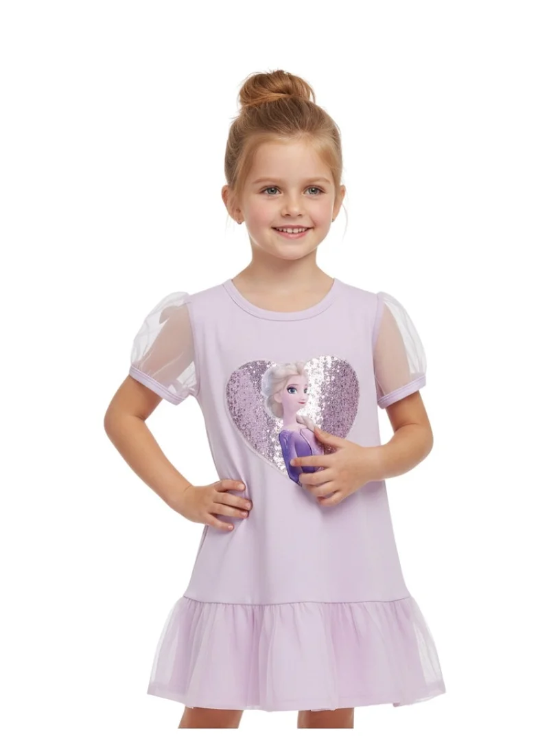 دىدانيالا فستان دانييلا مزين بالترتر برسومات